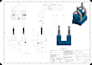 design 3d cad model and 2d mechanical technical drawing